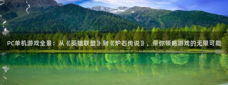 长征娱乐app下载：PC单机游戏全景：从《英雄联盟》到《炉石