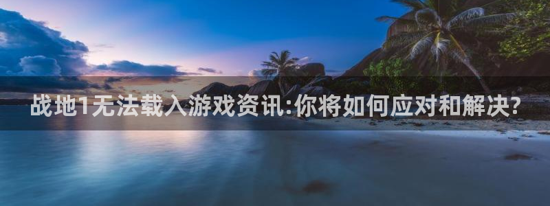 长征娱乐平台注册开户：战地1无法载入游戏资讯:你将如何应对和