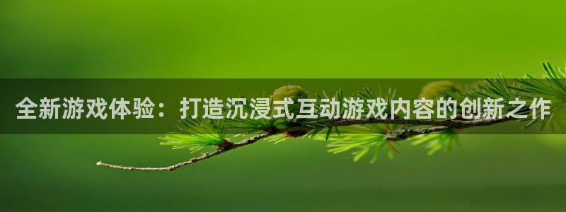 长征娱乐游戏：全新游戏体验：打造沉浸式互动游戏内容的创新之作