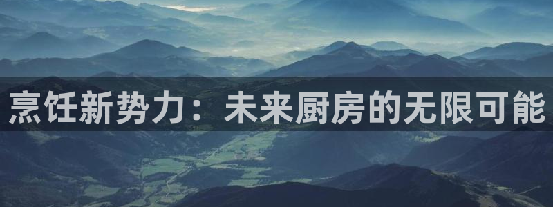 长征娱乐网页登录入口：烹饪新势力：未来厨房的无限可能